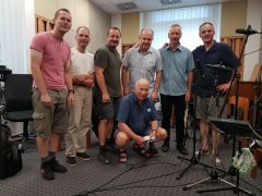 Juhász Előd és a Hot Jazz Band a Katolikus Rádió Stúdiójában 2021