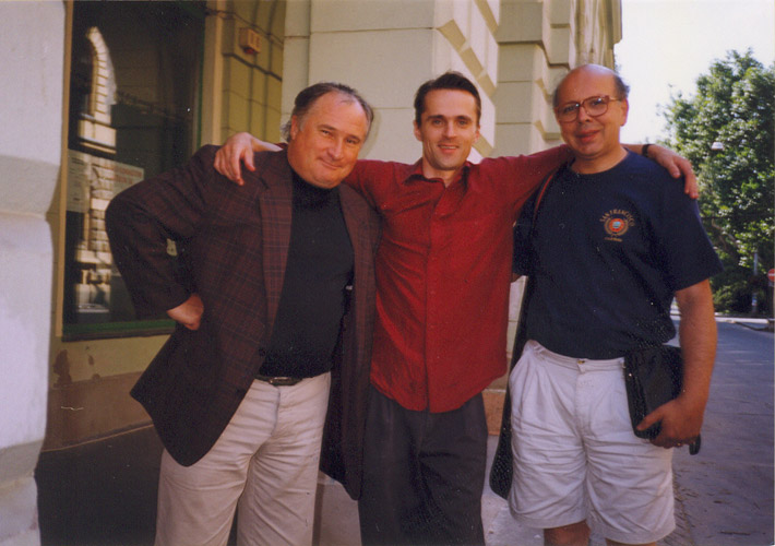 Daniel Huck és Daniel Barda társaságában 2004