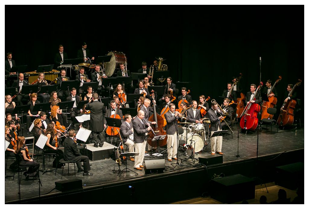 A Zuglói Filharmonikusok és a Hot Jazz Band, Horváth Gábor vezényletével a BKK-ban 2017-ben