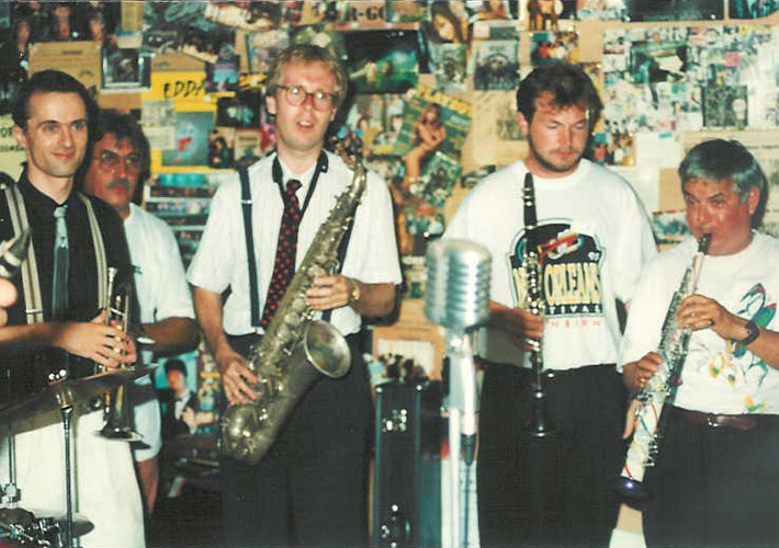 Jam session Alain Bouchet és Marc Laferriére társaságában Saint Raphaelben 1995-ben