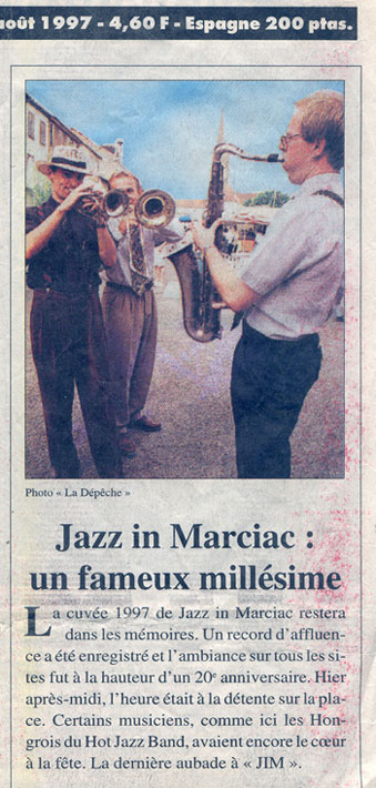 1997 La Dépeche, Marciac