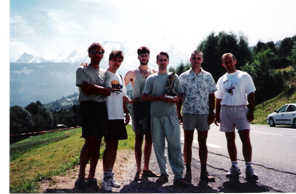 Háttérben a Mont Blanc, Megéve 1997