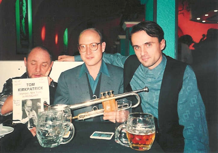 Papa Fleigh, Tom Kirkpatrick és Bényei Tamás, Budapest 1993