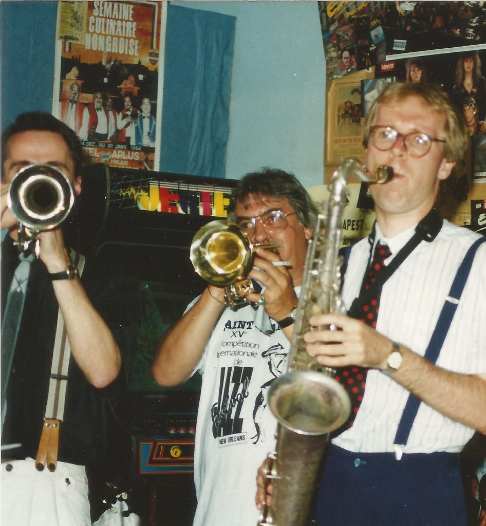 ALAIN BOUCHET - Bényei Tamás, Alain Bouchet és Szőke Péter 1994 Fréjus Saint Raphael