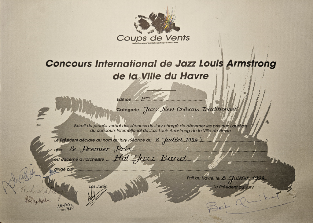 Concours International de Jazz Louis Armstrong de la Ville du Havre - I díj - Hot Jazz band 1994