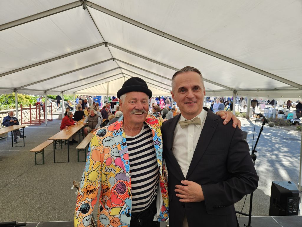 Tommy Jensen a Snake City Jazzfestival szervezője és Bényei Tamás 2026 Dánia