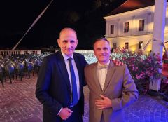 Gémesi György Gödöllő város polgármestere és Bényei Tamás
